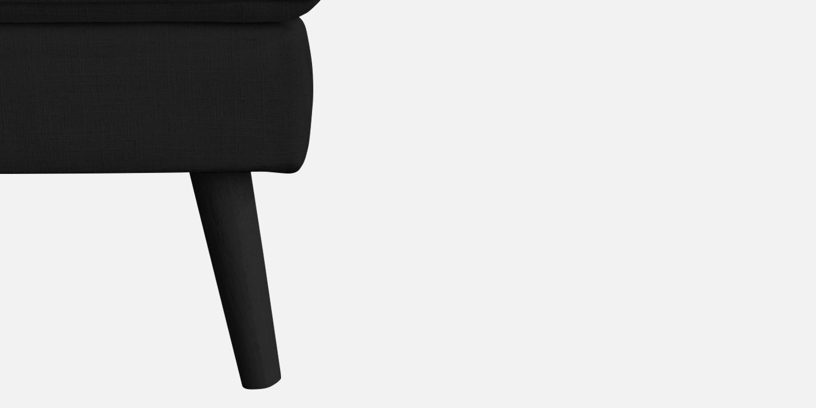 Toner Fabric 3 Seater Convertible Sofa Cum Bed In Zed Black Colour - Febonic Living