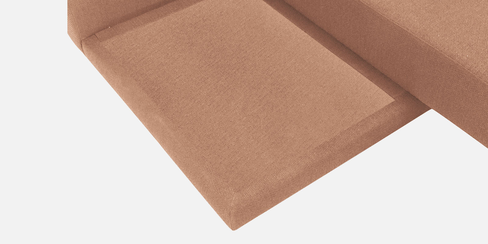 Ira Fabric LHS 6 Seater Convertible Sofa Cum Bed In Cosmic Beige Colour - Febonic Living