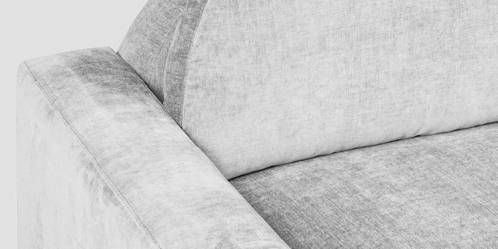 Dara Fabric 3 Seater Sofa In Lit Grey Colour - Febonic Living
