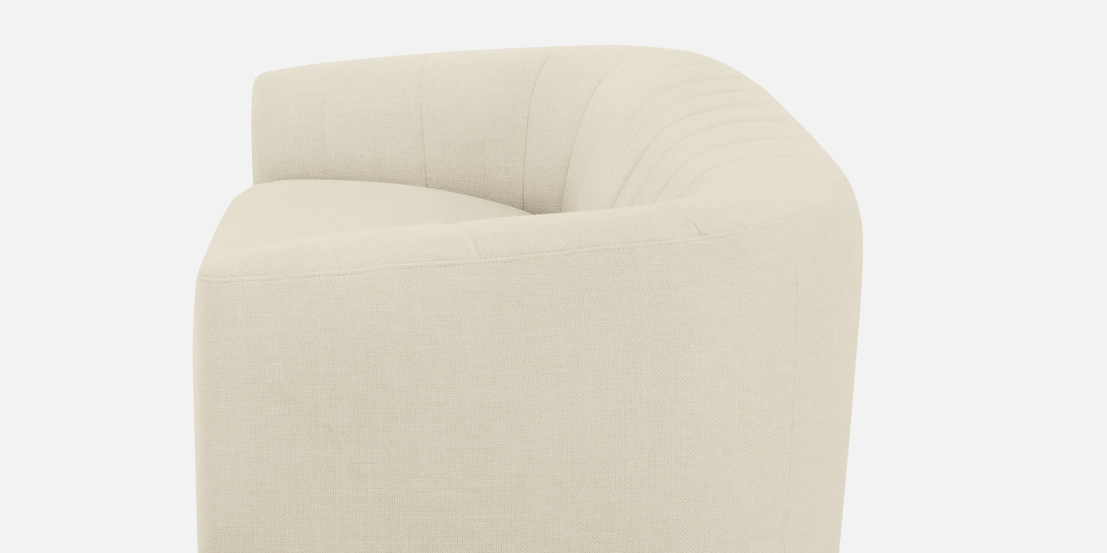 Mara Fabric 3 Seater Sofa In Ivory Cream Colour - Febonic Living
