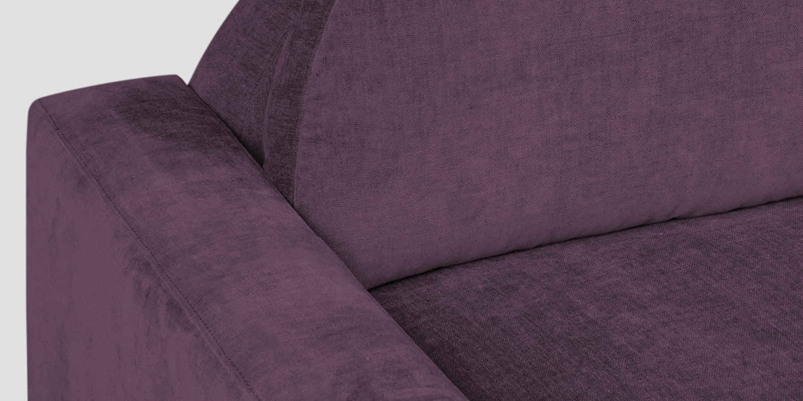 Dara Fabric 3 Seater Sofa In Greek Purple Colour - Febonic Living