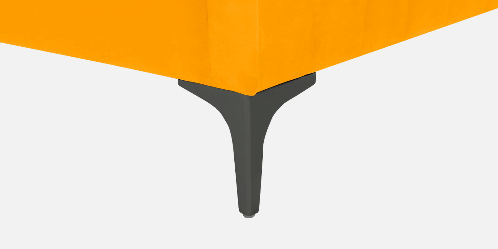 Haru Velvet 2 Seater Sofa In Saffron yellow Colour - Febonic Living