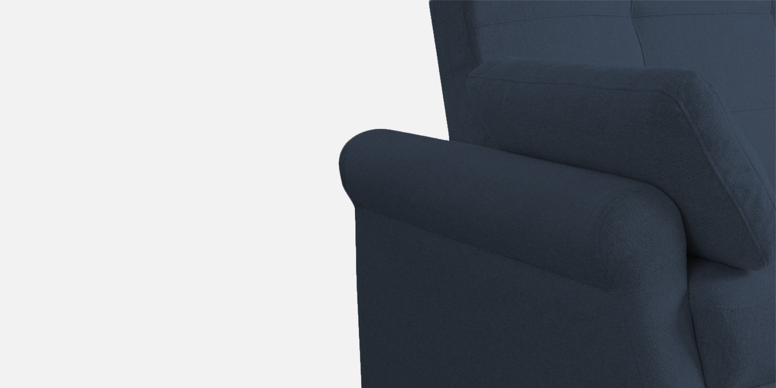 Fornia Fabric 2 Seater Pull Out Sofa Cum Bed In Denim Blue Colour - Febonic Living