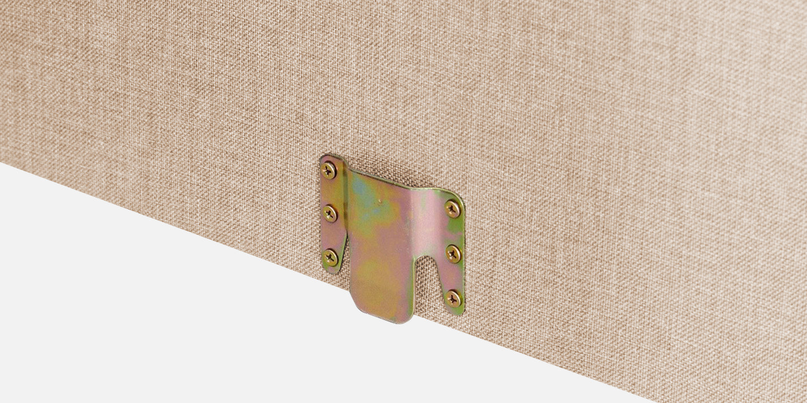 Perry Fabric LHS Sectional Sofa (3+Lounger) In Woom Beige Colour - Febonic Living