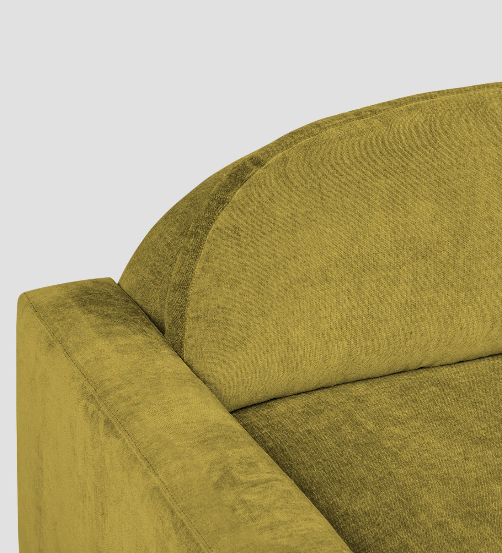 Dara Fabric 1 Seater Sofa In Parrot Green Colour - Febonic Living