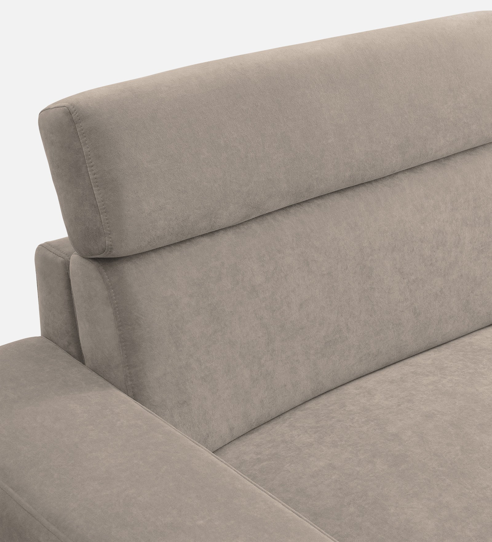 Hiro Fabric 1 Seater Sofa In Oat Beige Colour - Febonic Living