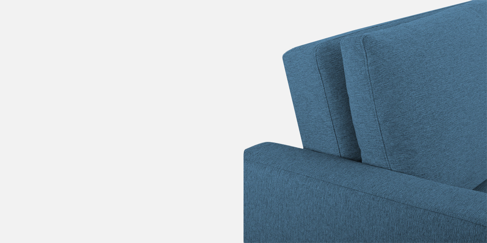 Lobby Fabric 2 Seater Pull Out Sofa Cum Bed In Light Blue Colour - Febonic Living