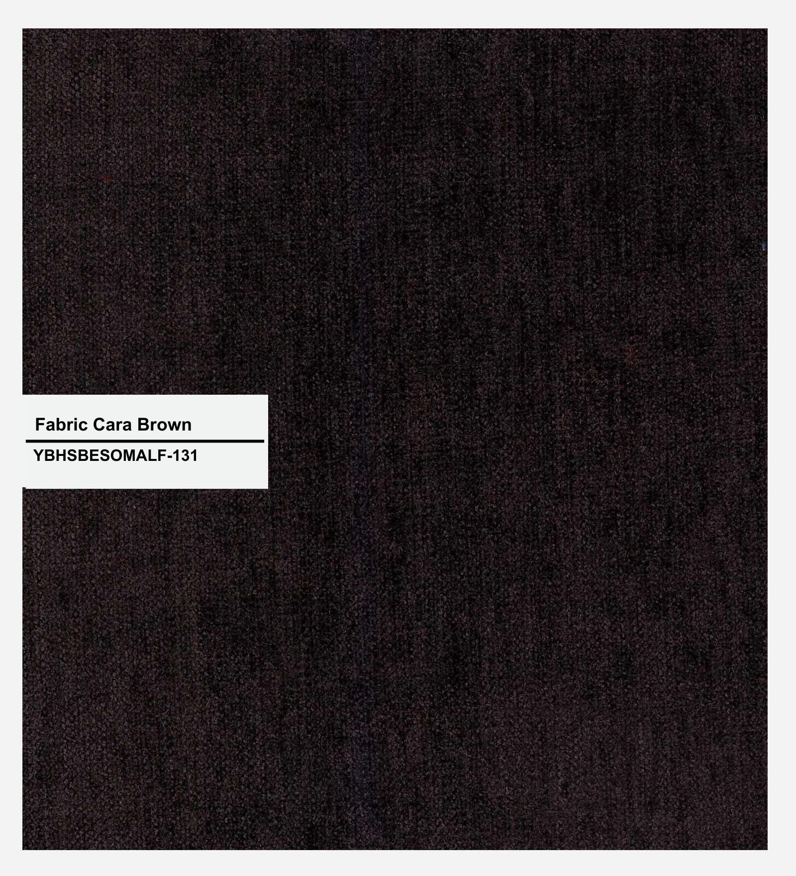 Lido Fabric King Size Bed In Cara Brown Colour With Drawer Storage - Febonic Living