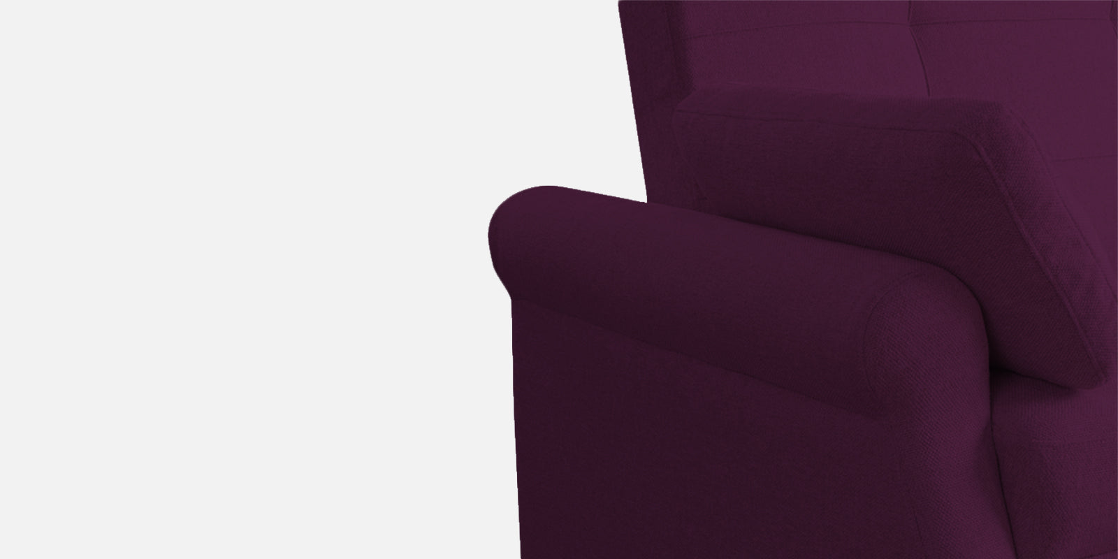 Fornia Fabric 3 Seater Pull Out Sofa Cum Bed In Greek Purple Colour - Febonic Living