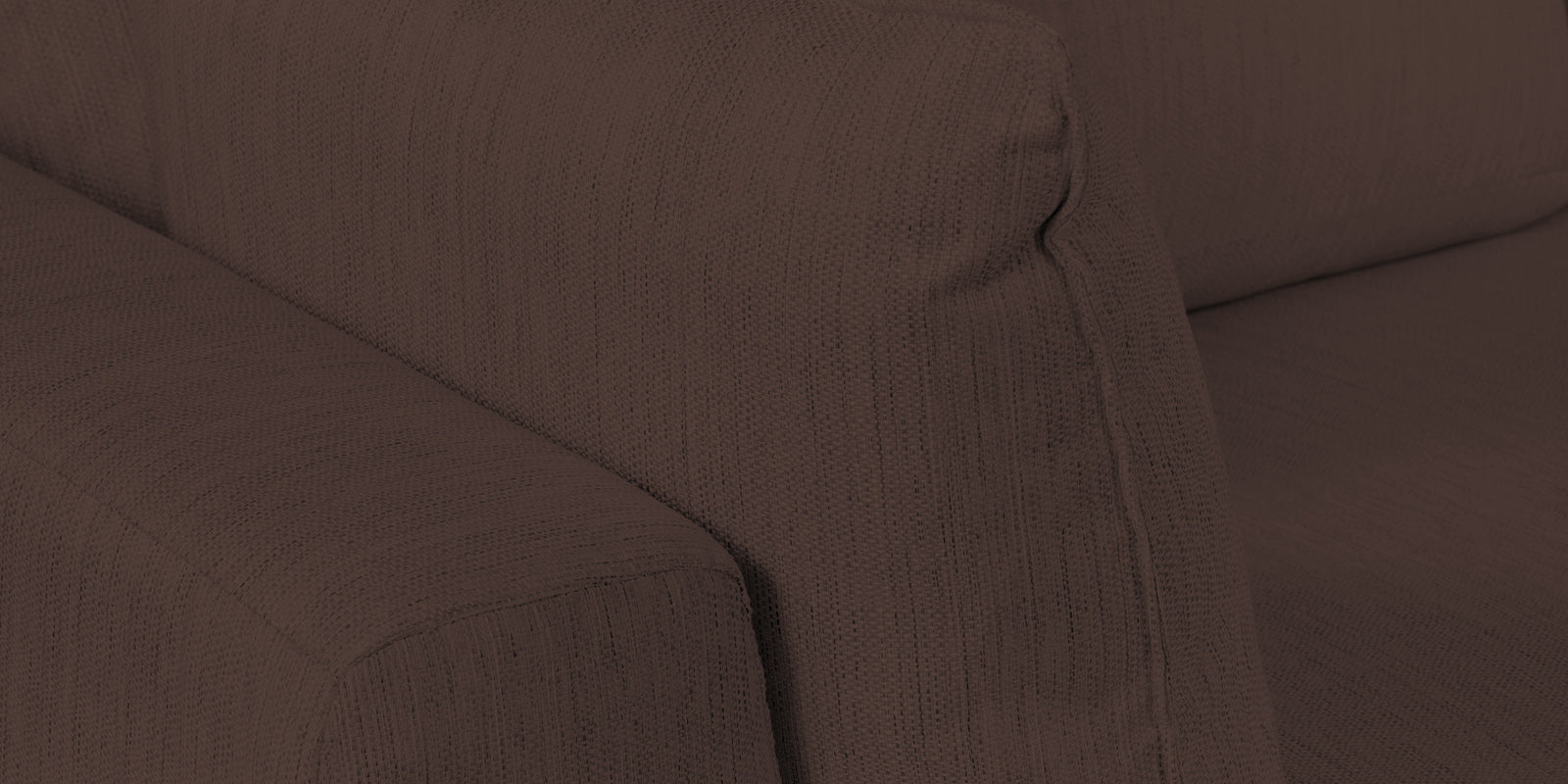 Ziggy Fabric RHS Sectional Sofa (3+Lounger) In Caramel Brown Colour - Febonic Living