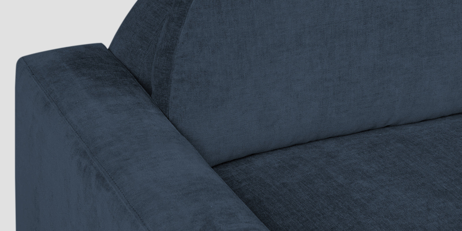 Dara Fabric 3 Seater Sofa In Denim Blue Colour - Febonic Living