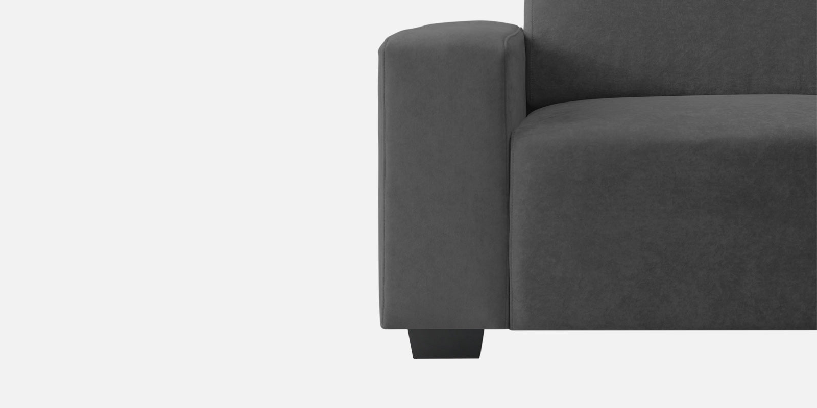 Hiro Fabric 2 Seater Sofa In Pure Grey Colour - Febonic Living