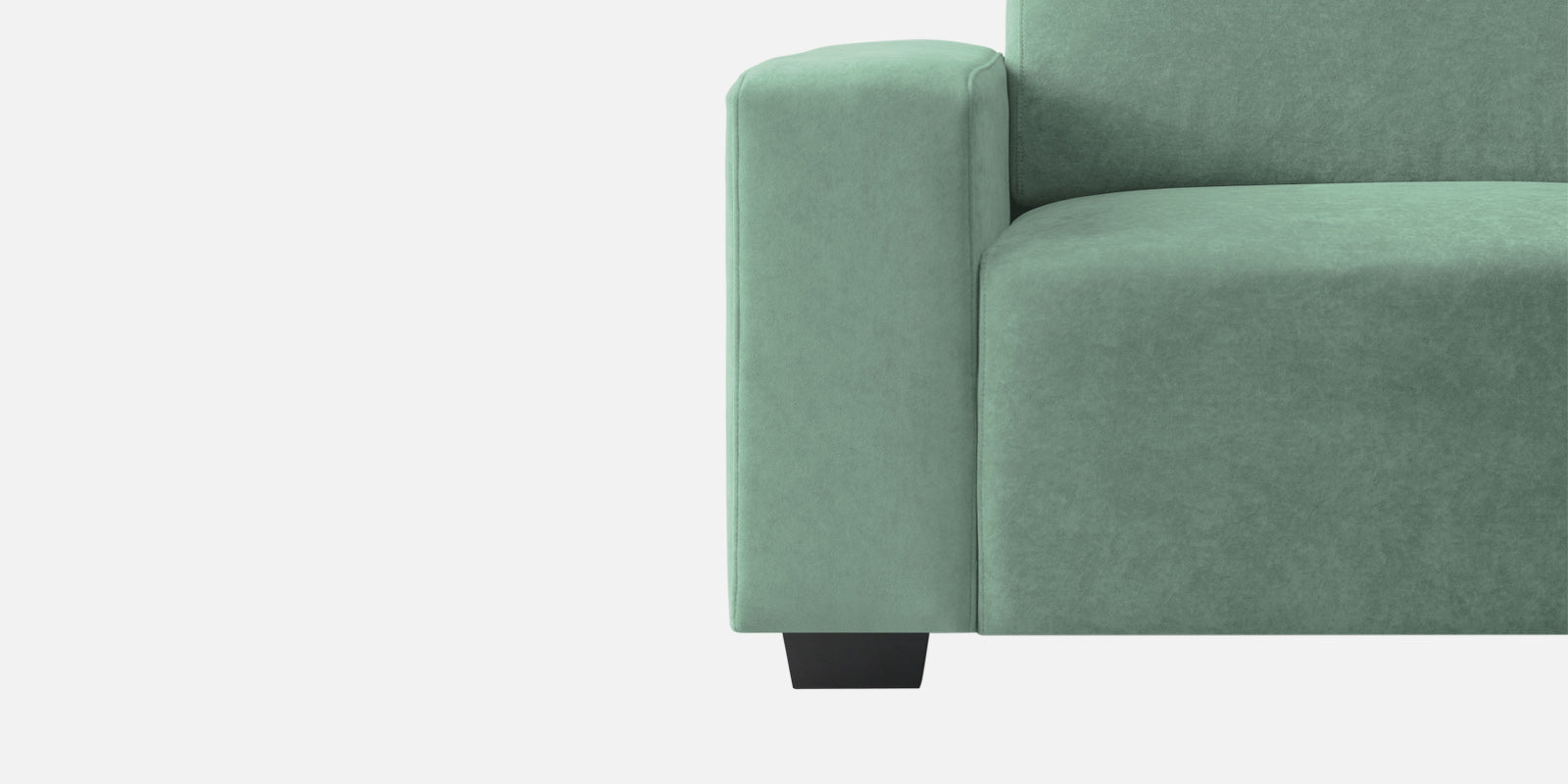 Hiro Fabric 3 Seater Sofa In Mist Blue Colour - Febonic Living