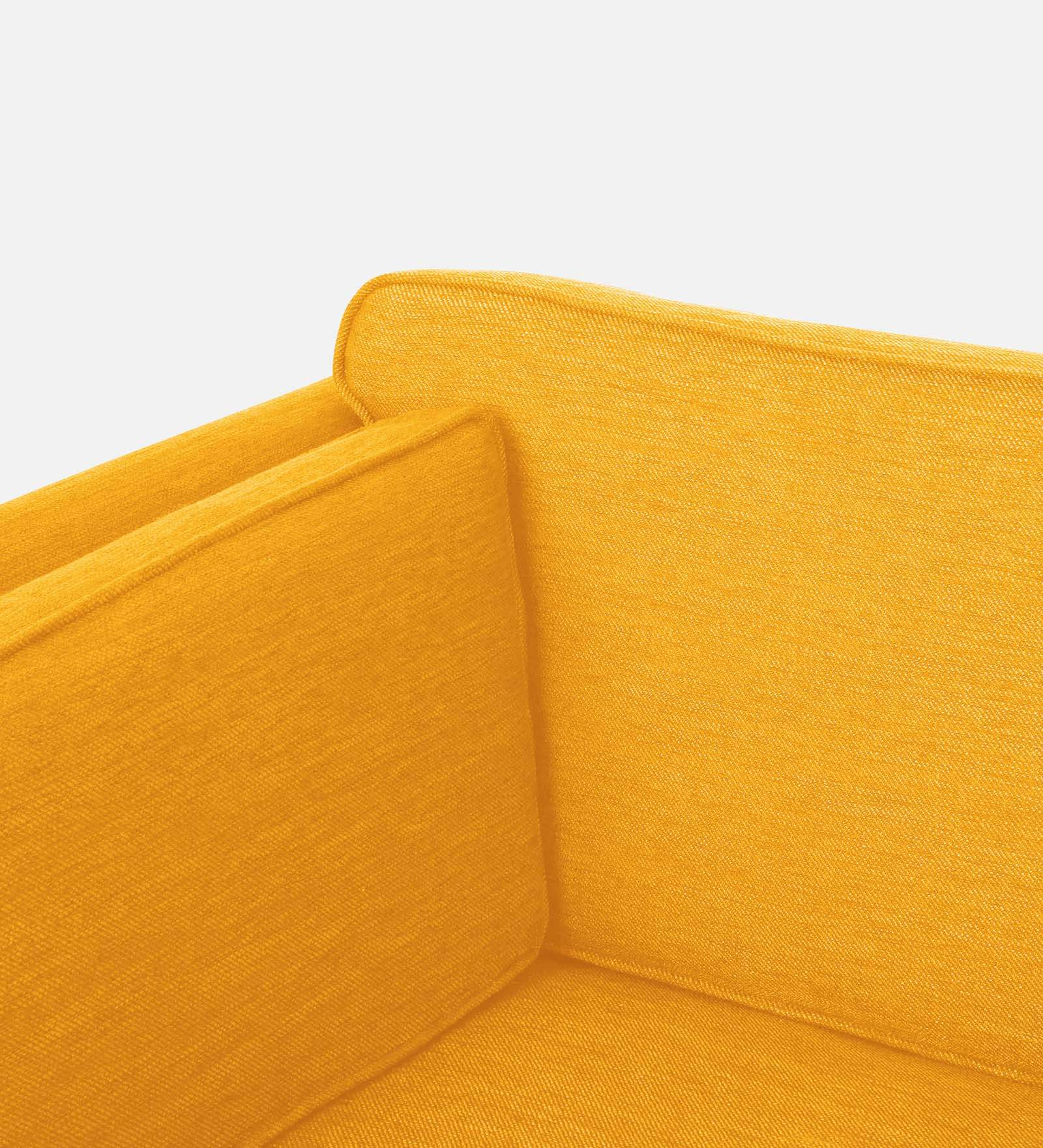 Nigar Fabric 1 Seater Sofa In  Bold Yellow Colour - Febonic Living