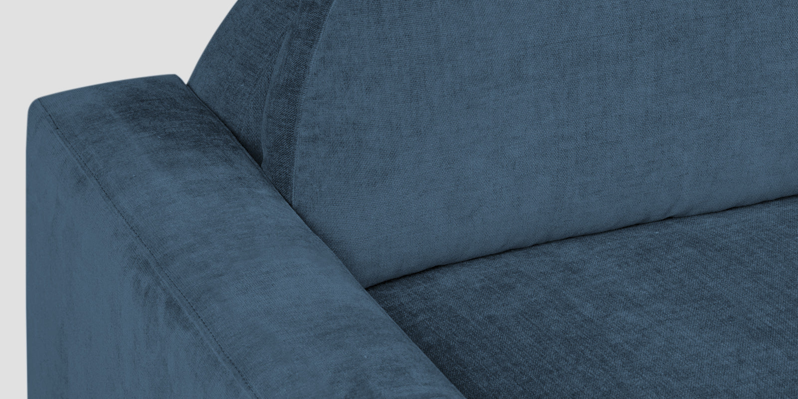 Dara Fabric 3 Seater Sofa In Light Blue Colour
