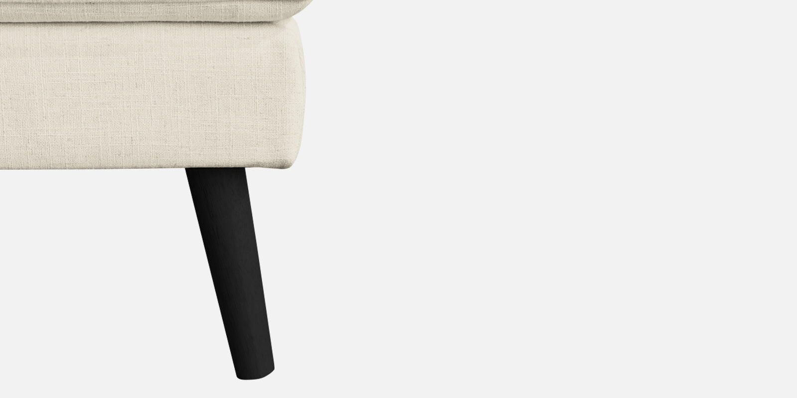 Toner Fabric 3 Seater Convertible Sofa Cum Bed In Ivory Cream Colour - Febonic Living