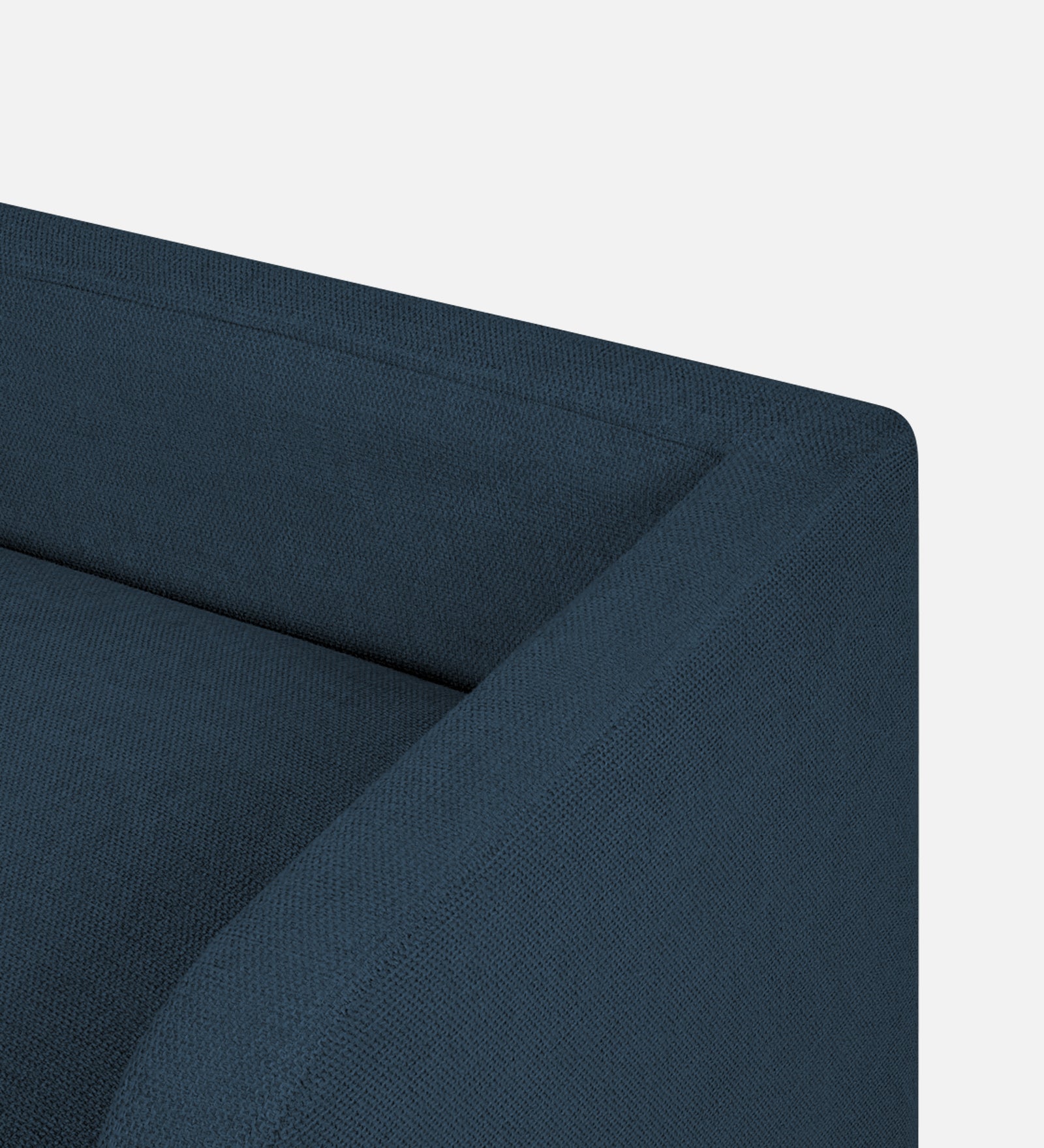 Maya Fabric Bench In Light Blue Colour - Febonic Living