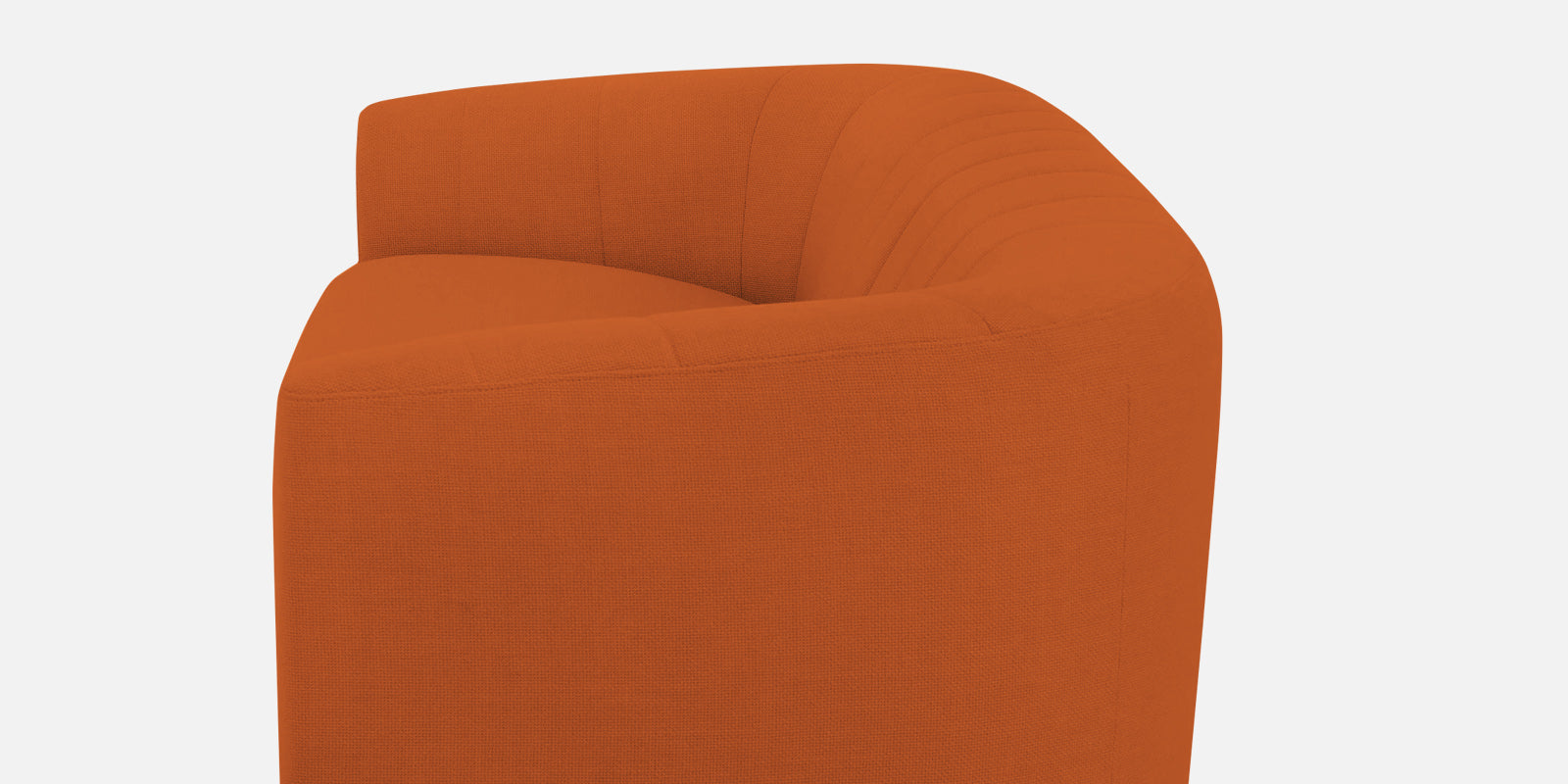 Mara Fabric 3 Seater Sofa In Vivid Orange Colour - Febonic Living