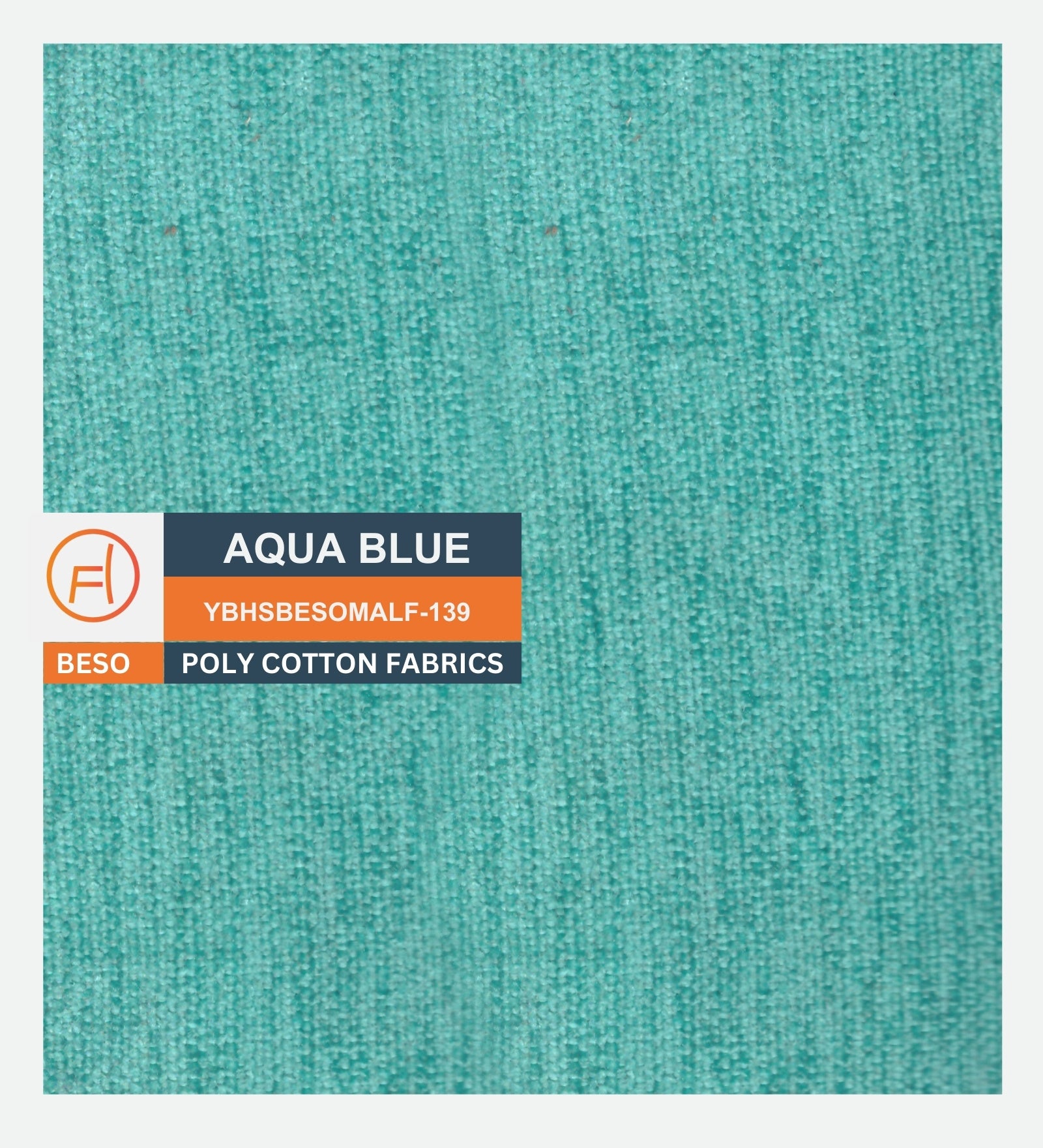 Penny Fabric Ottoman In Aqua Blue Colour With Storage - Febonic Living