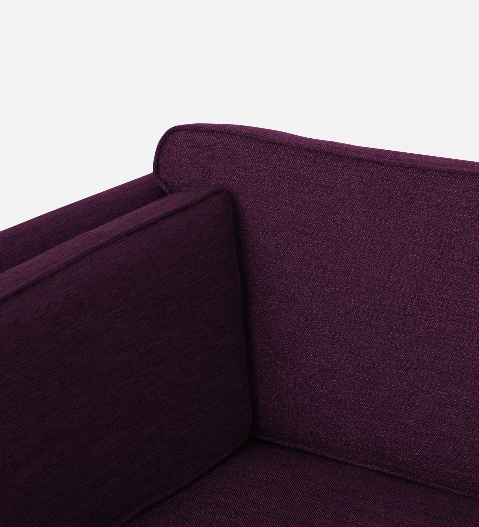 Nigar Fabric 1 Seater Sofa In Greek Purple Colour - Febonic Living