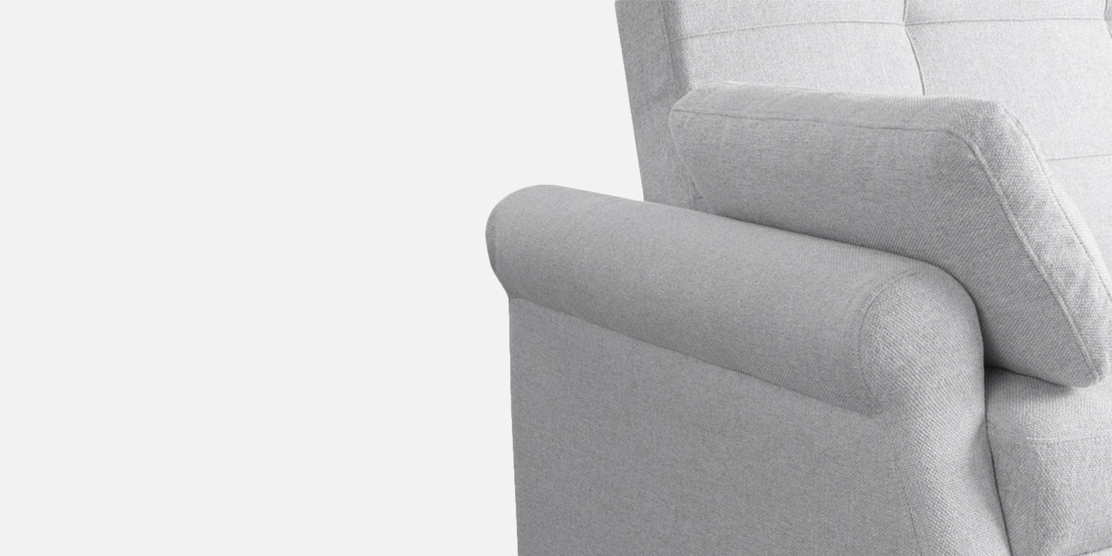 Fornia Fabric 2 Seater Pull Out Sofa Cum Bed In Lit grey Colour - Febonic Living