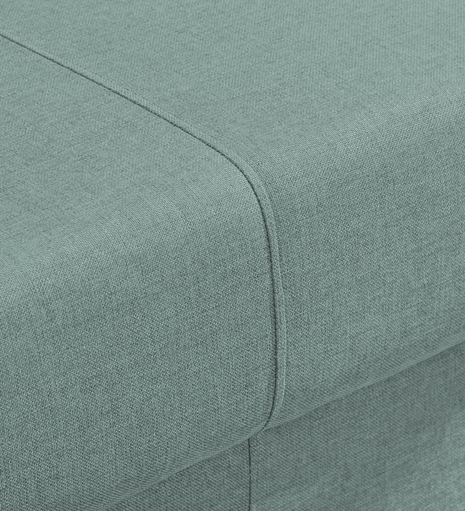 Devo Fabric 1 Seater Sofa In Suka Blue Colour - Febonic Living
