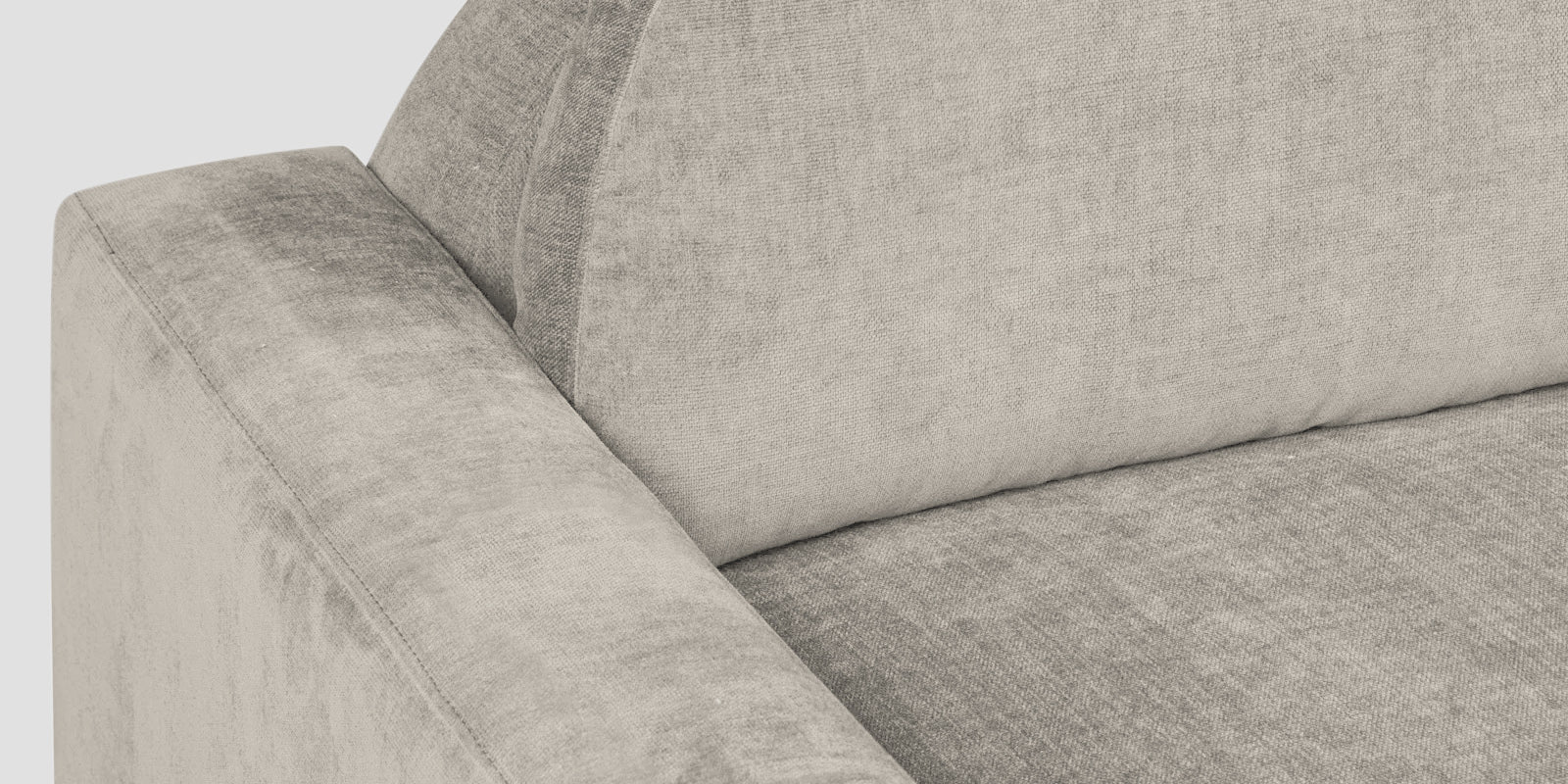 Dara Fabric 2 Seater Sofa In Ash Grey Colour - Febonic Living
