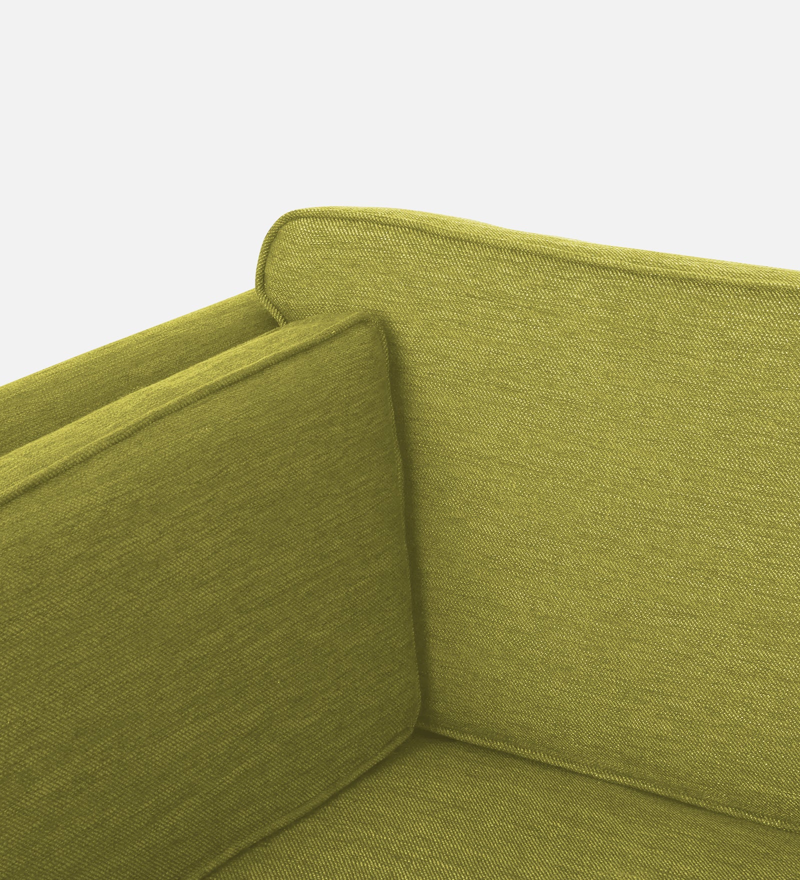 Nigar Fabric 1 Seater Sofa In  Parrot Green Colour - Febonic Living