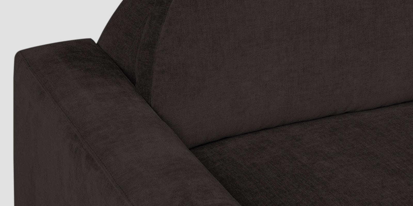 Dara Fabric 3 Seater Sofa In Cara Brown Colour - Febonic Living