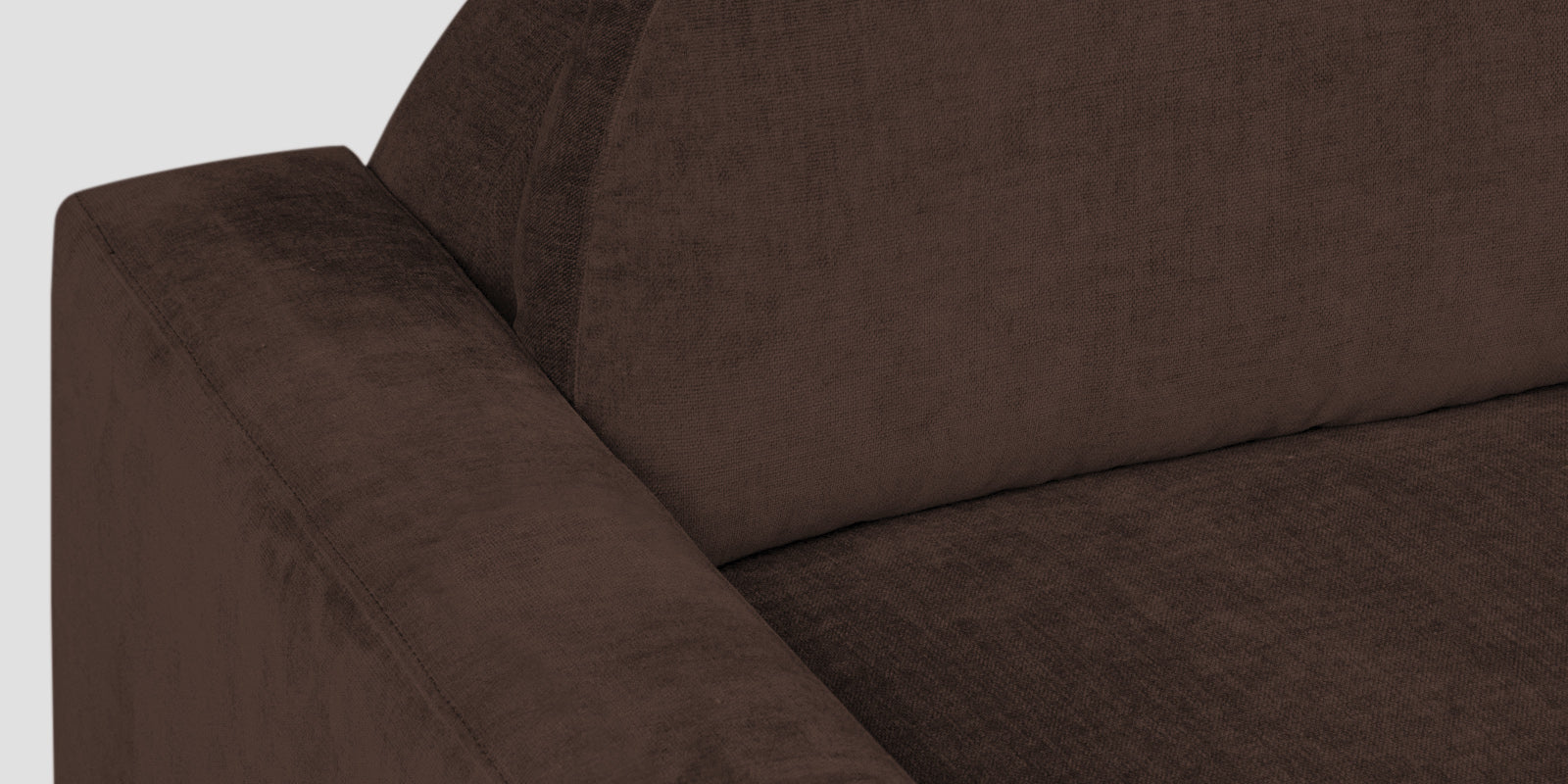 Dara Fabric 2 Seater Sofa In Coffee Brown Colour - Febonic Living