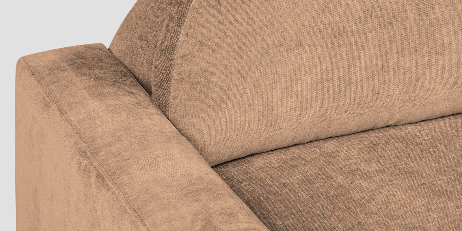 Dara Fabric 2 Seater Sofa In Cosmic Beige Colour - Febonic Living