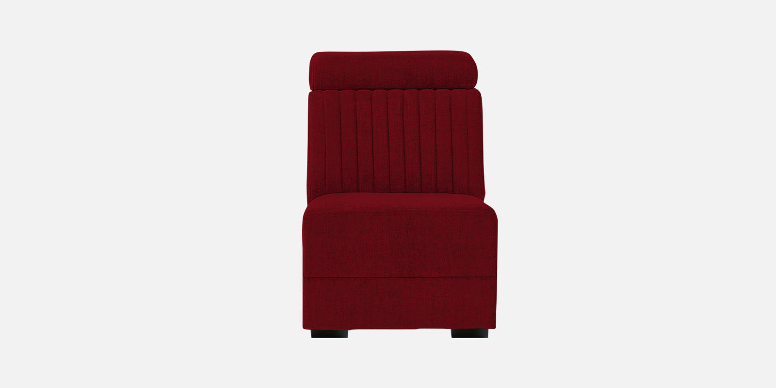 Draco Fabric 6 Seater Corner Sofa In Ruby Red Colour - Febonic Living