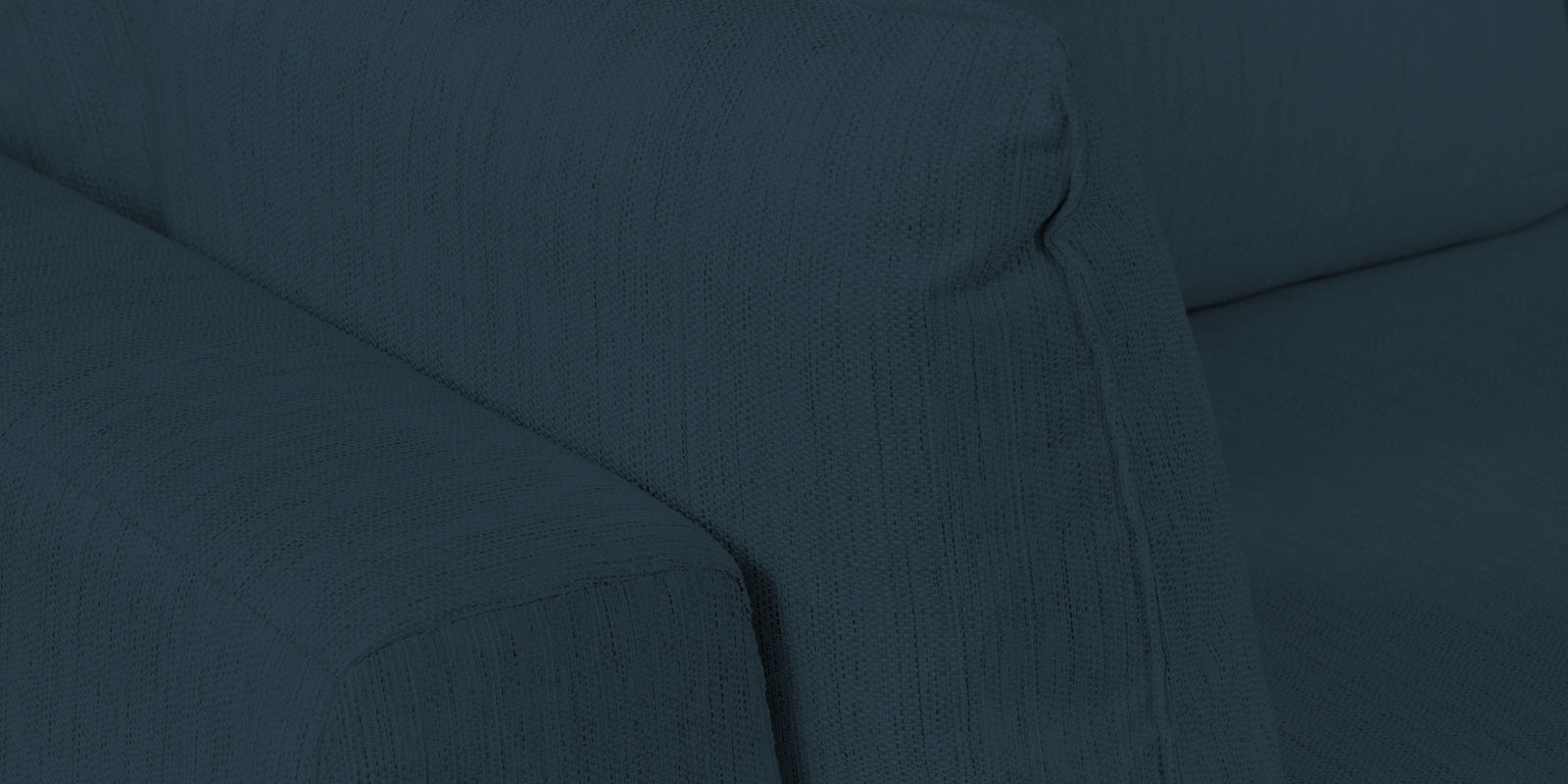 Ziggy Fabric RHS Sectional Sofa (3+Lounger) In Cool Blue Colour - Febonic Living