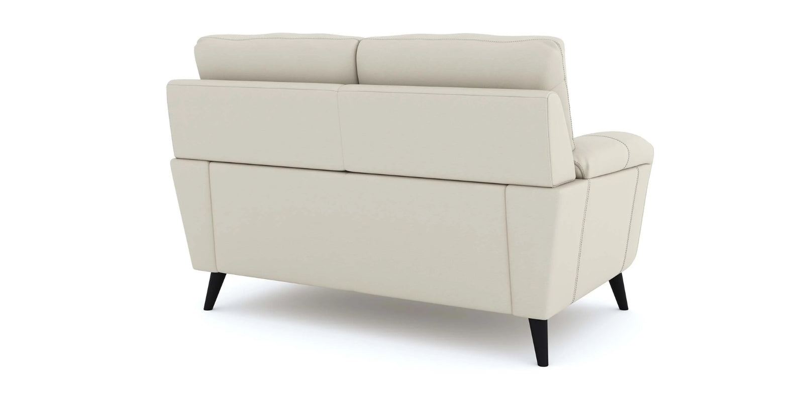 Amani Leatherette 2 Seater Sofa In Beige Colour - Febonic Living