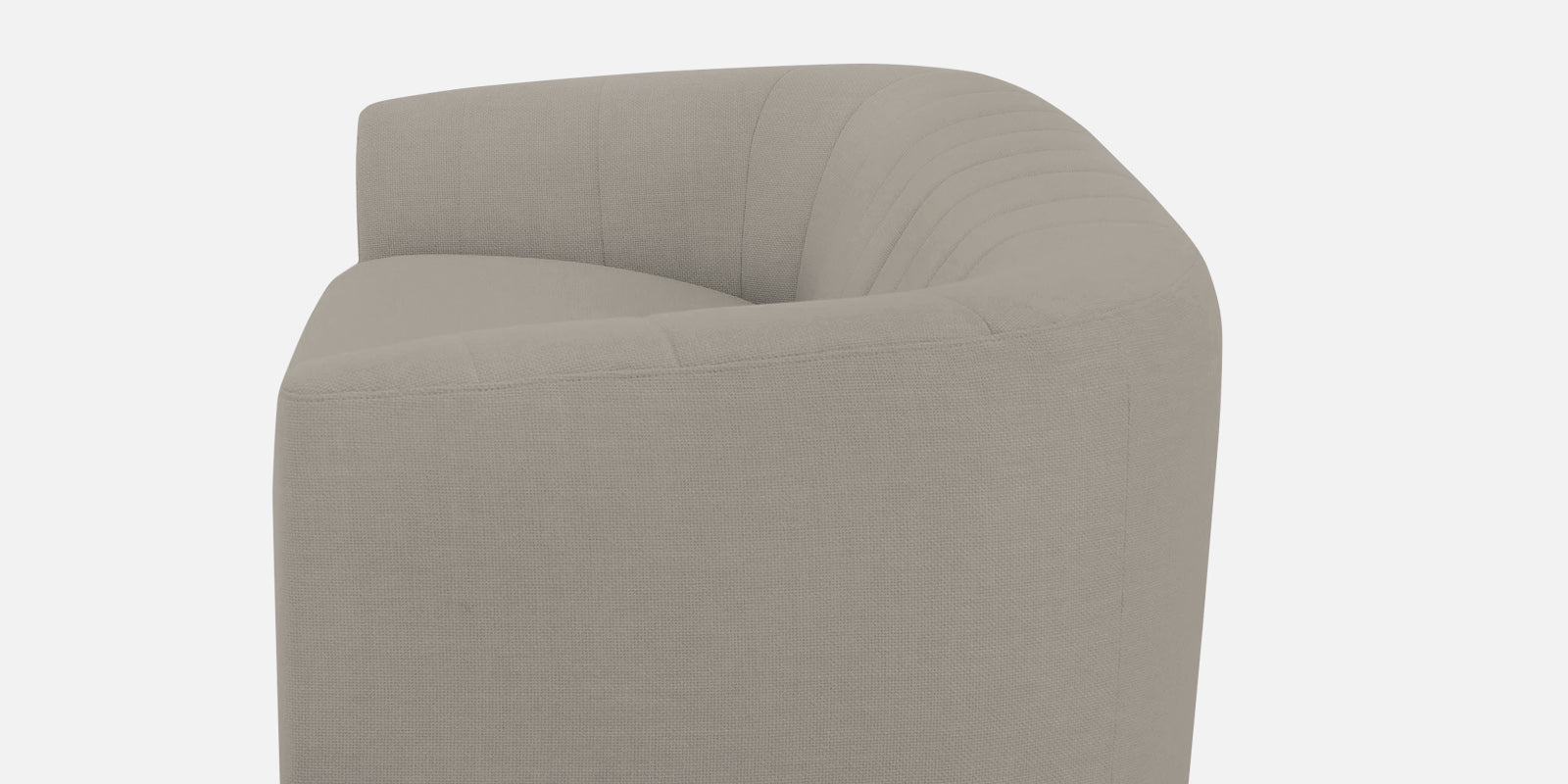 Mara Fabric 3 Seater Sofa In Ash Grey Colour - Febonic Living