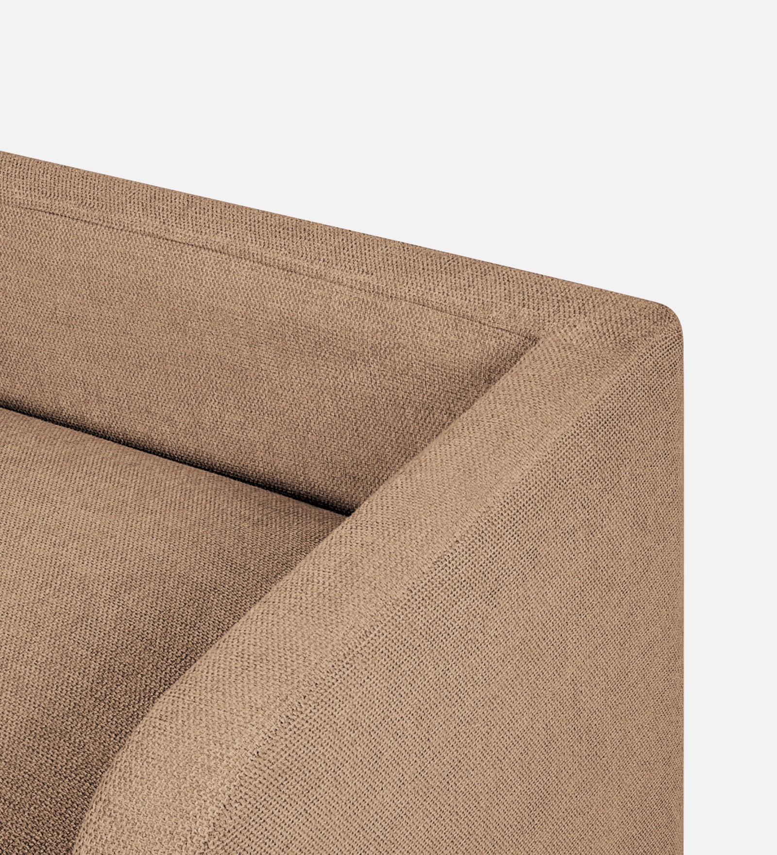 Maya Fabric Bench In Cosmic Beige Colour - Febonic Living