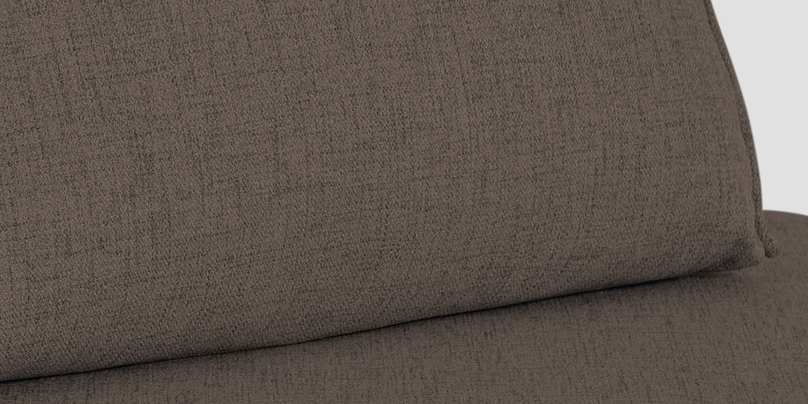 Hiver Fabric Day Bed Sofa In Caspa Brown Colour With Back Rest - Febonic Living