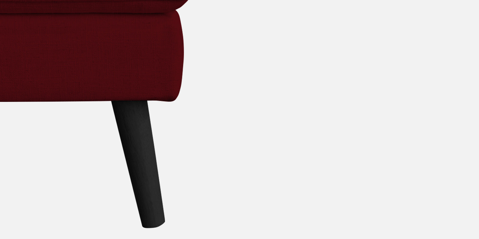 Toner Fabric 3 Seater Convertible Sofa Cum Bed In Ruby Red Colour - Febonic Living