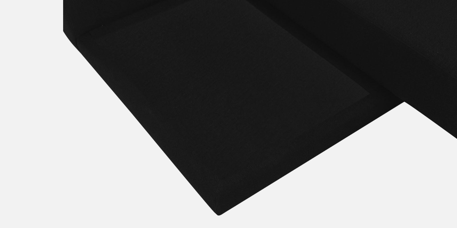 Ira Fabric LHS 6 Seater Convertible Sofa Cum Bed In Zed Black Colour - Febonic Living