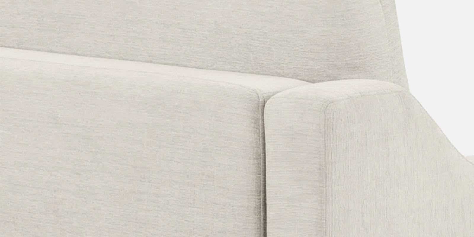 Gabby Fabric 3 Seater Pull Out Sofa Cum Bed In Ivory Cream Colour - Febonic Living