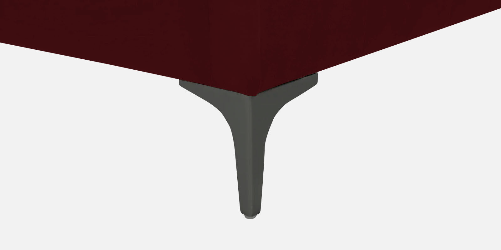 Haru Velvet 2 Seater Sofa in Dark Maroon Colour