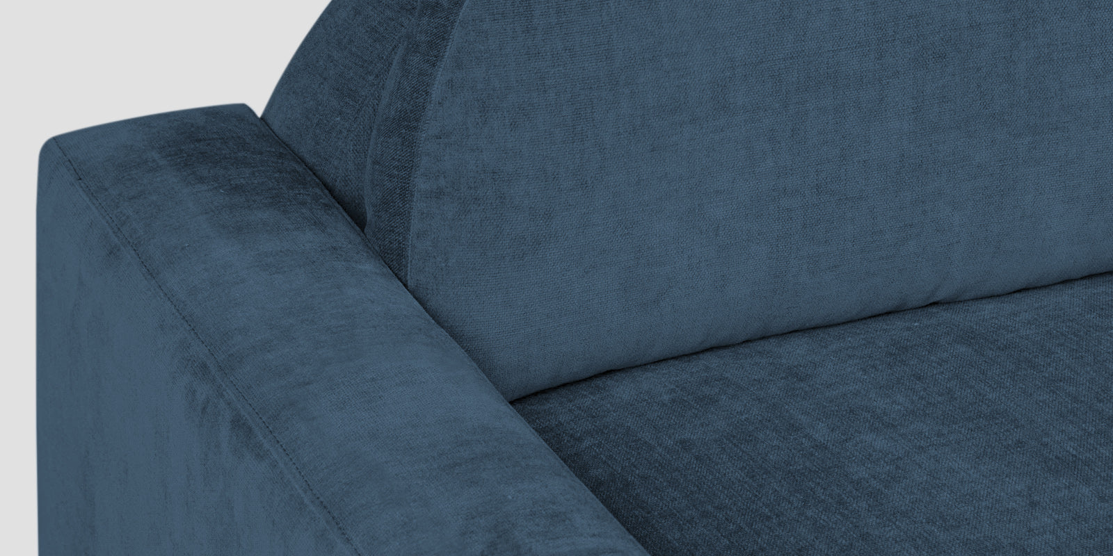Dara Fabric 2 Seater Sofa In Light Blue Colour - Febonic Living