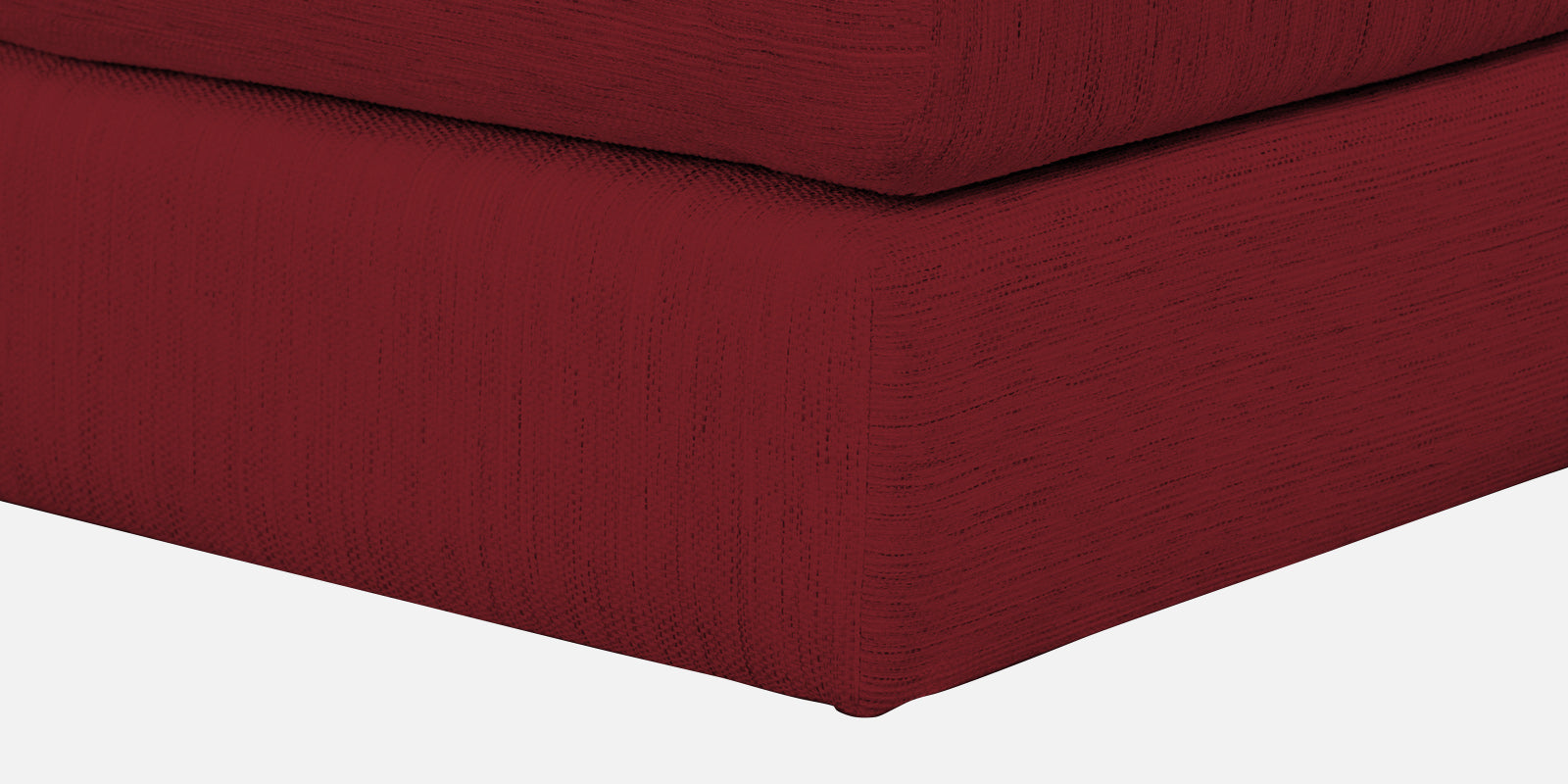 Ziggy Fabric RHS Sectional Sofa (3+Lounger) In Chilli Red Colour - Febonic Living