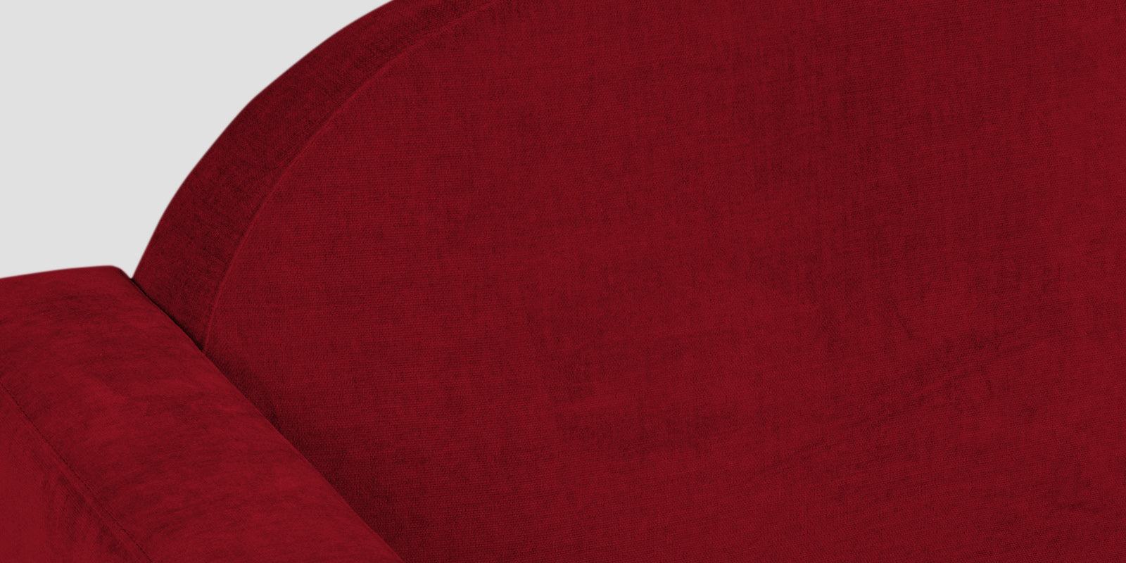 Dara Fabric 3 Seater Sofa In Ruby Red Colour