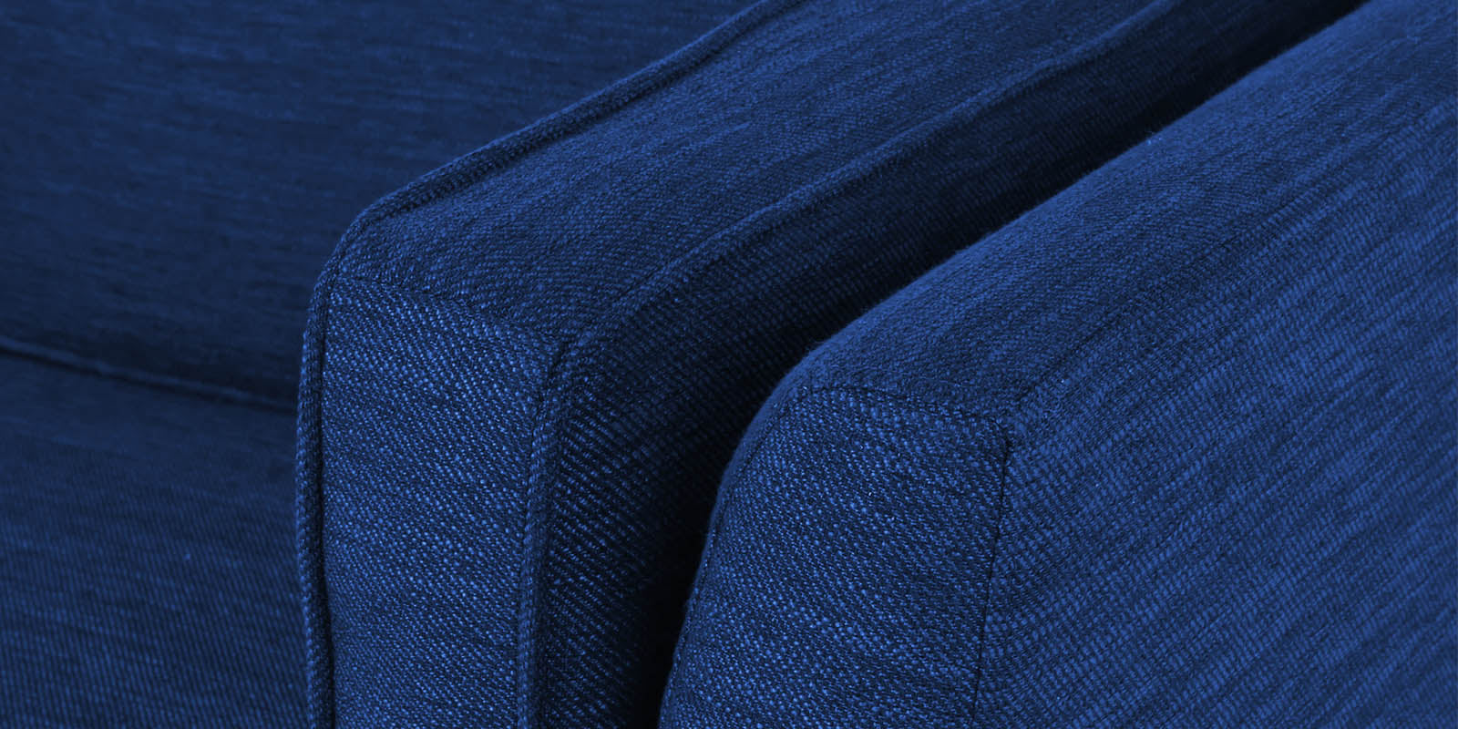 Nigar Fabric 2 Seater Sofa in Royal Blue Colour