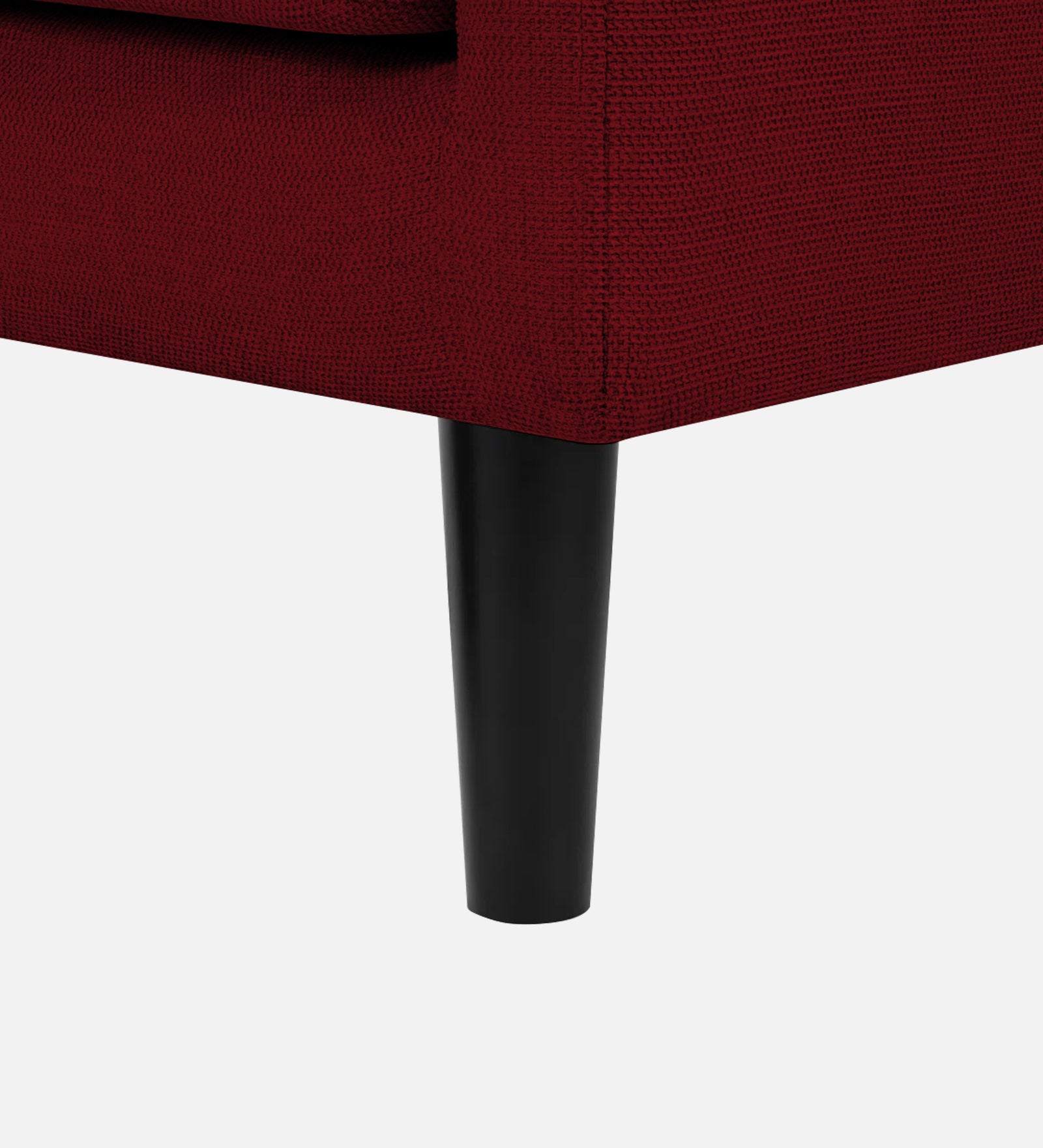 Maya Fabric Bench In Ruby Red Colour - Febonic Living