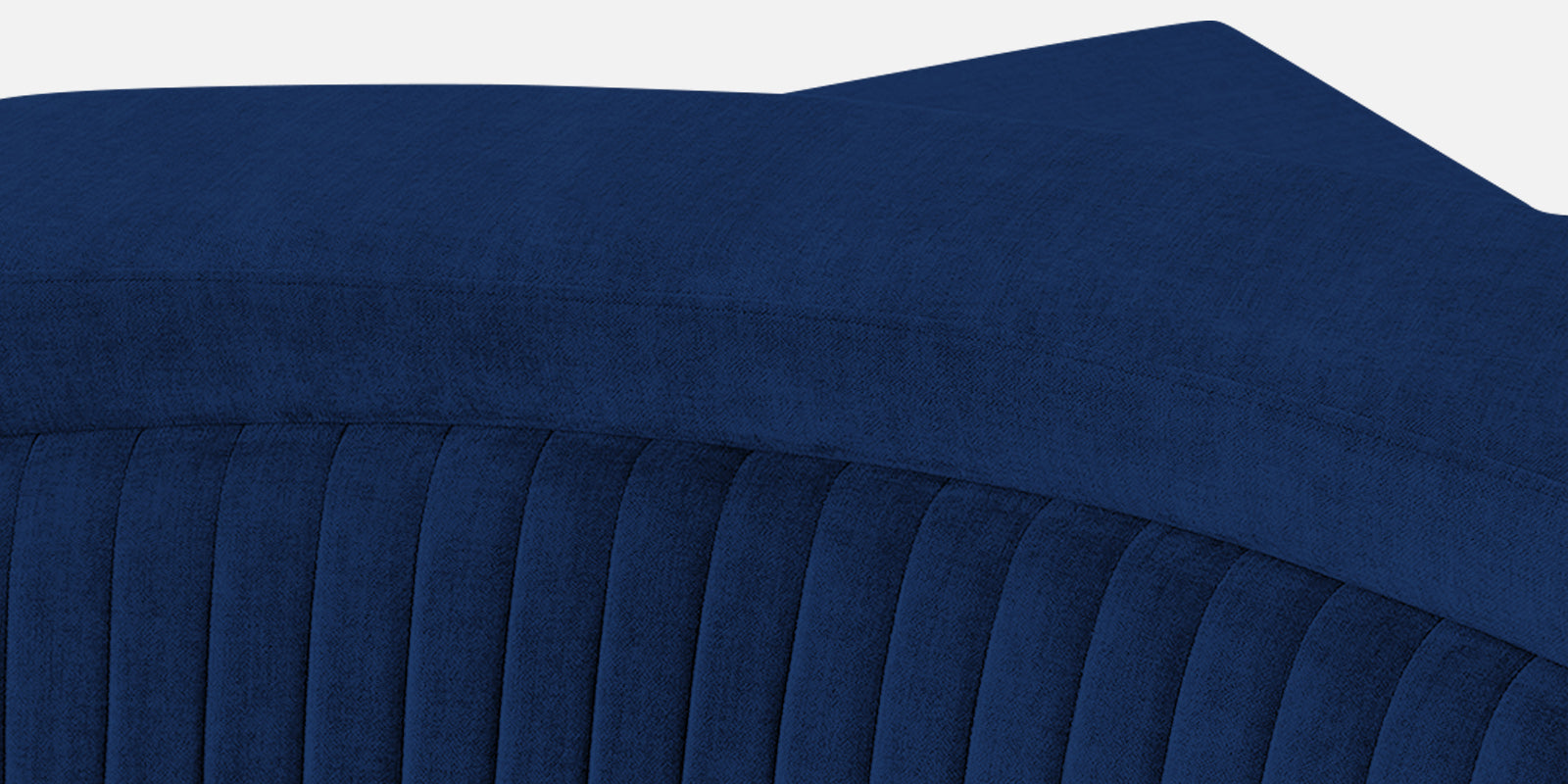 Draco Fabric 6 Seater Corner Sofa In Royal Blue Colour