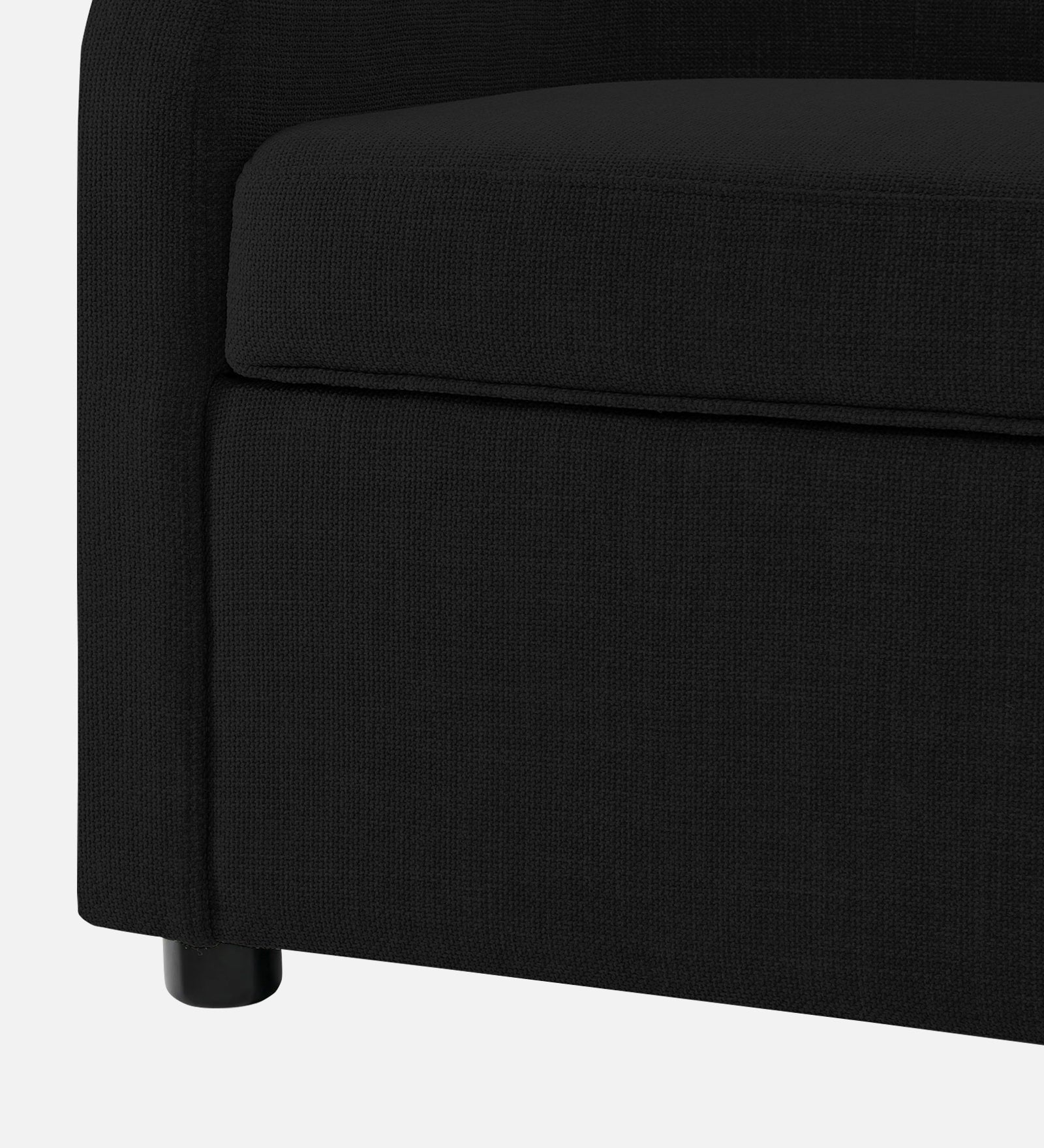 Cooper Fabric Storage Bench In Zed Black Colour - Febonic Living