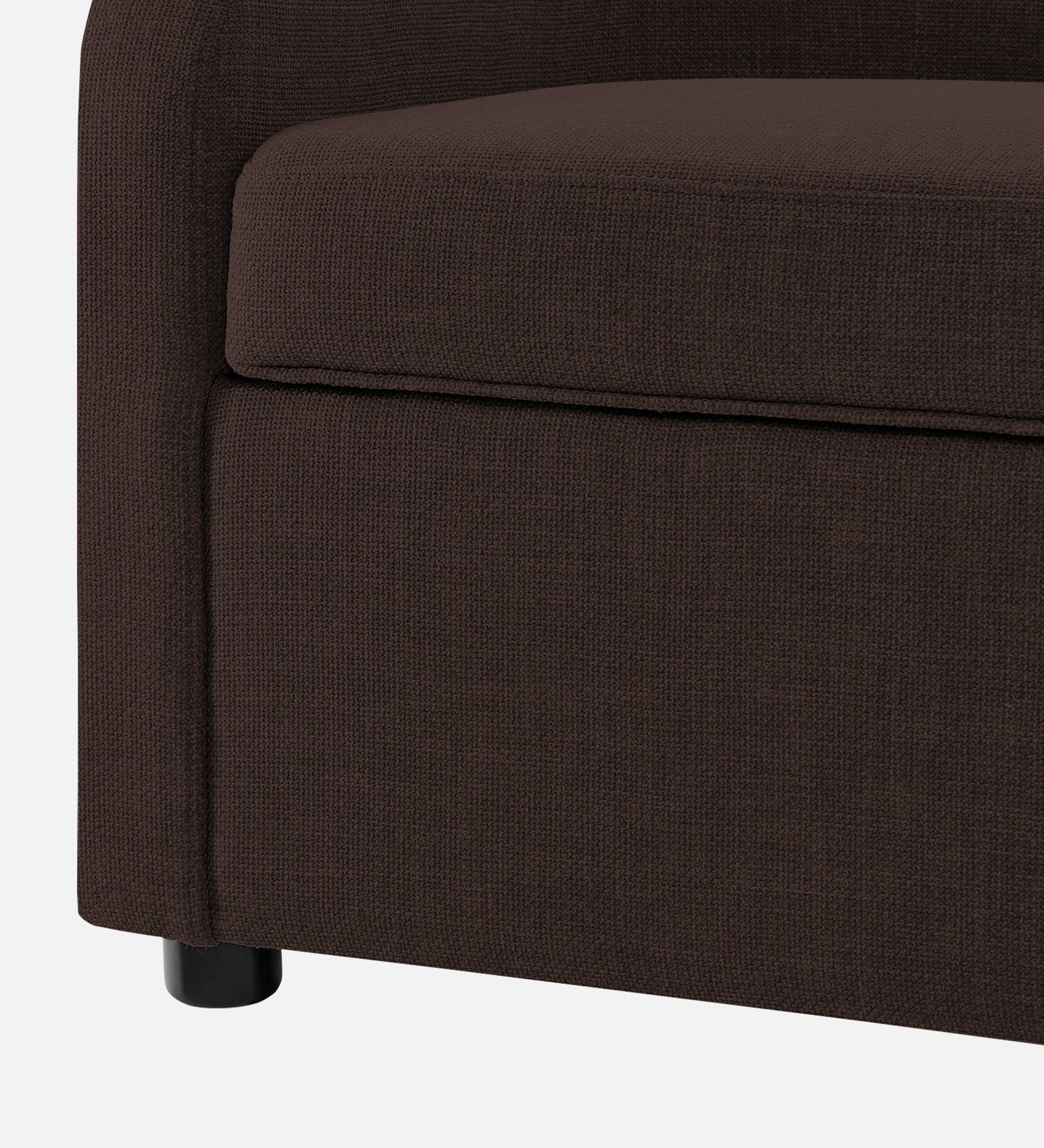 Cooper Fabric Storage Bench In Coffee Brown Colour - Febonic Living