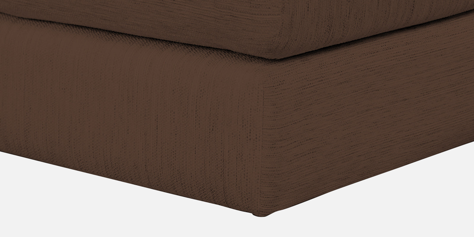 Ziggy Fabric RHS Sectional Sofa (3+Lounger) In Ash Brown Colour - Febonic Living